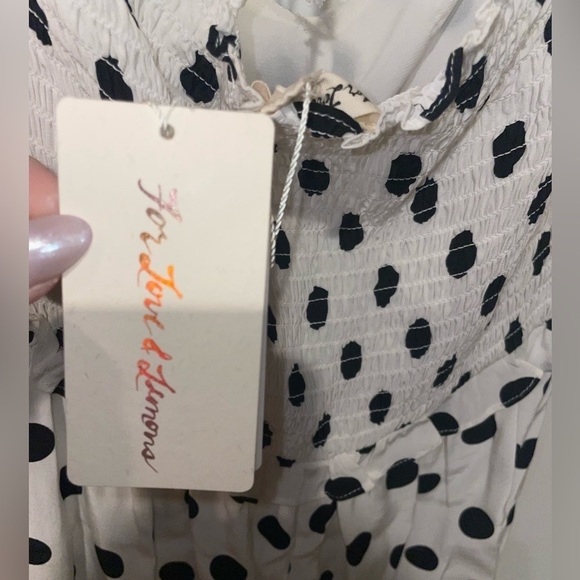 NWT For Love and lemons Lexington Romper 🍋 Sm - Picture 11 of 12